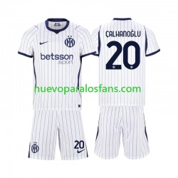 Camiseta de Fútbol Inter Milan Hakan Calhanoglu 20 Niño Exterior 2026-2027 Manga Corta