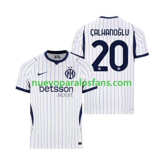 Camiseta de Fútbol Inter Milan Hakan Calhanoglu 20 Hombre Exterior 2026-2027 Manga Corta