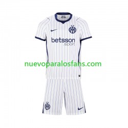 Camiseta de Fútbol Inter Milan Niño Exterior 2026-2027 Manga Corta