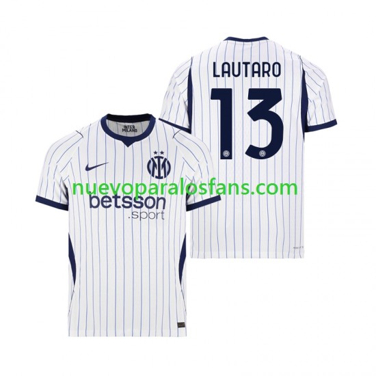 Camiseta de Fútbol Inter Milan Lautaro Martinez 13 Hombre Exterior 2026-2027 Manga Corta