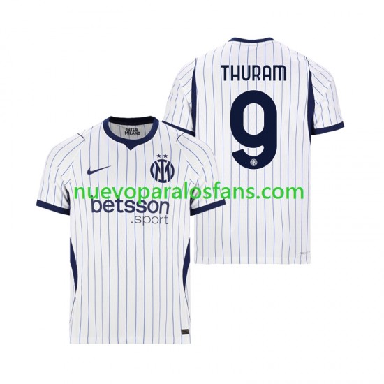 Camiseta de Fútbol Inter Milan Marcus Thuram 9 Hombre Exterior 2026-2027 Manga Corta