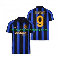 Camiseta de Fútbol Inter Milan Marcus Thuram 9 Hombre Casa 2026-2027 Manga Corta