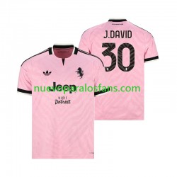 Camiseta de Fútbol Juventus Jonathan David 30 Hombre Exterior 2026-2027 Manga Corta