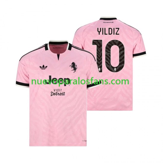 Camiseta de Fútbol Juventus Kenan Yildiz 10 Hombre Exterior 2026-2027 Manga Corta