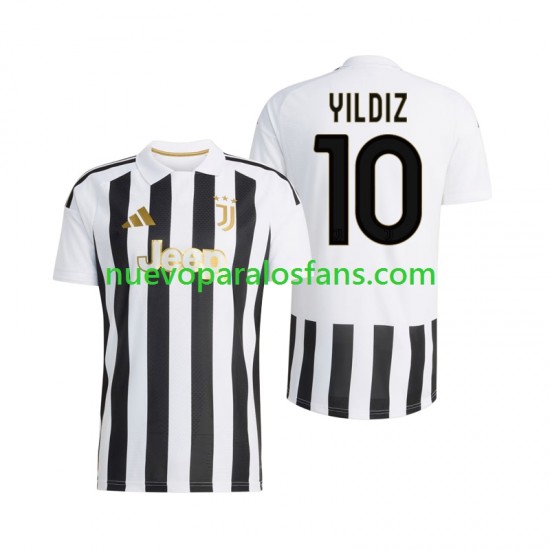 Camiseta de Fútbol Juventus Kenan Yildiz 10 Hombre Casa 2026-2027 Manga Corta