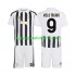 Camiseta de Fútbol Juventus Randal Kolo Muani 9 Niño Casa 2026-2027 Manga Corta