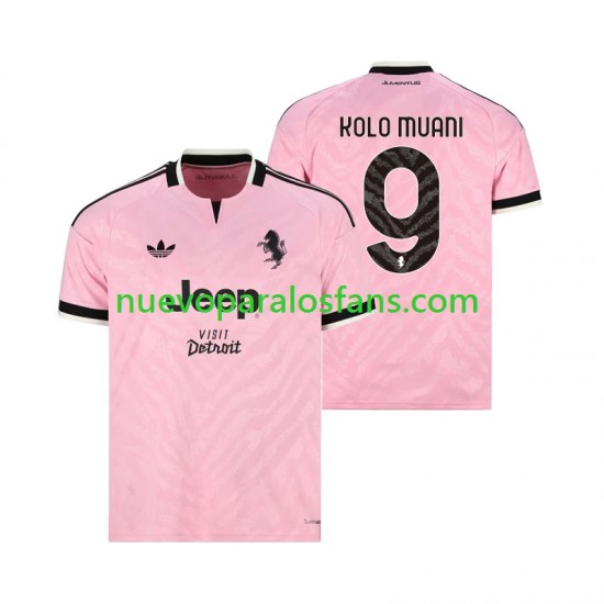 Camiseta de Fútbol Juventus Randal Kolo Muani 9 Hombre Exterior 2026-2027 Manga Corta