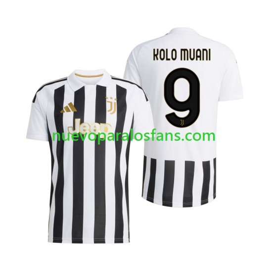 Camiseta de Fútbol Juventus Randal Kolo Muani 9 Hombre Casa 2026-2027 Manga Corta