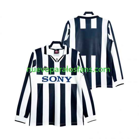 Camiseta de Fútbol Juventus 1997 Retro Hombre Casa Manga Larga