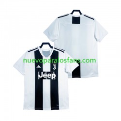 Camiseta de Fútbol Juventus 2018 2019 Retro Hombre Casa Manga Corta