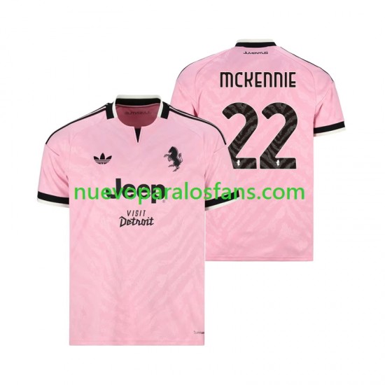 Camiseta de Fútbol Juventus Weston McKennie 22 Hombre Exterior 2026-2027 Manga Corta
