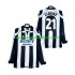 Camiseta de Fútbol Juventus ZIDANE 21 1997 Retro Hombre Casa 1998 Manga Larga