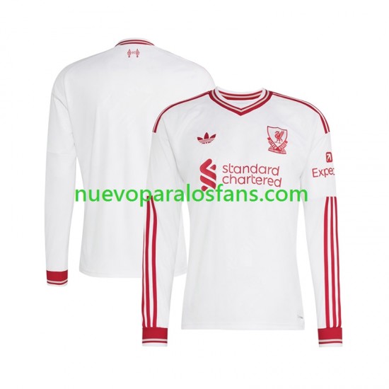 Camiseta de Fútbol Liverpool Hombre Exterior 2026-2027 Manga Larga