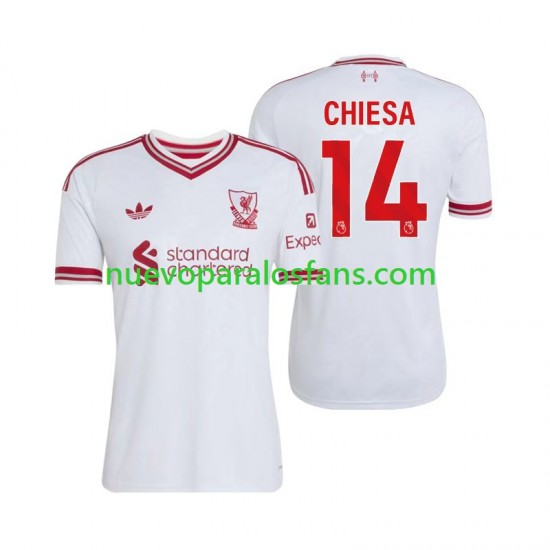 Camiseta de Fútbol Liverpool Federico Chiesa 14 Hombre Exterior 2026-2027 Manga Corta