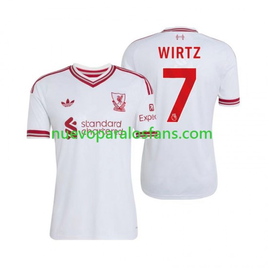 Camiseta de Fútbol Liverpool Florian Wirtz 7 Hombre Exterior 2026-2027 Manga Corta