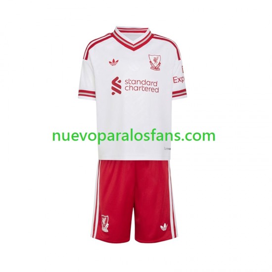Camiseta de Fútbol Liverpool Niño Exterior 2026-2027 Manga Corta