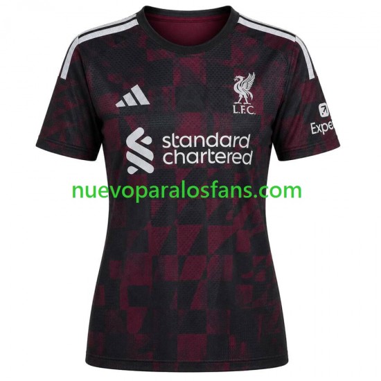 Camiseta de Fútbol Liverpool Mujer Tercera 2026-2027 Manga Corta