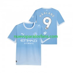 Camiseta de Fútbol Manchester City Erling Haaland 9 Hombre Casa 2026-2027 Manga Corta
