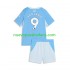 Camiseta de Fútbol Manchester City Erling Haaland 9 Niño Casa 2026-2027 Manga Corta