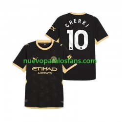 Camiseta de Fútbol Manchester City Rayan Cherki 10 Hombre Exterior 2026-2027 Manga Corta