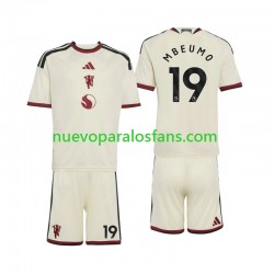 Camiseta de Fútbol Manchester United Bryan Mbeumo 19 Niño Tercera 2026-2027 Manga Corta