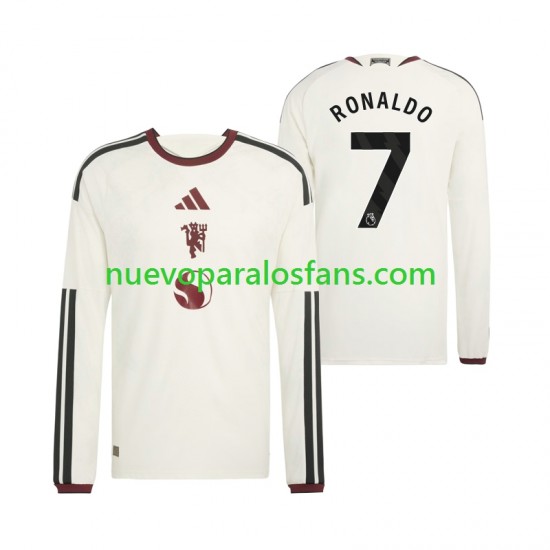 Camiseta de Fútbol Manchester United Cristiano Ronaldo 7 Hombre Tercera 2026-2027 Manga Larga