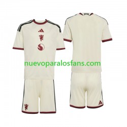 Camiseta de Fútbol Manchester United Niño Tercera 2026-2027 Manga Corta