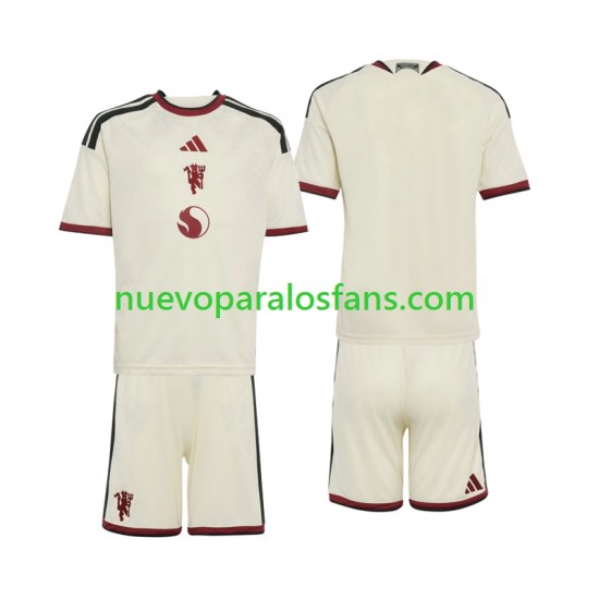 Camiseta de Fútbol Manchester United Niño Tercera 2026-2027 Manga Corta
