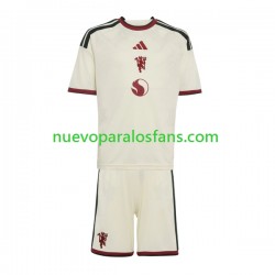Camiseta de Fútbol Manchester United Niño Tercera 2026-2027 Manga Corta
