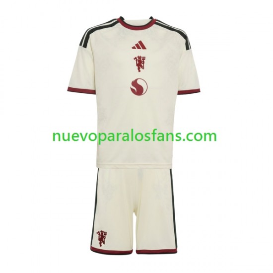 Camiseta de Fútbol Manchester United Niño Tercera 2026-2027 Manga Corta
