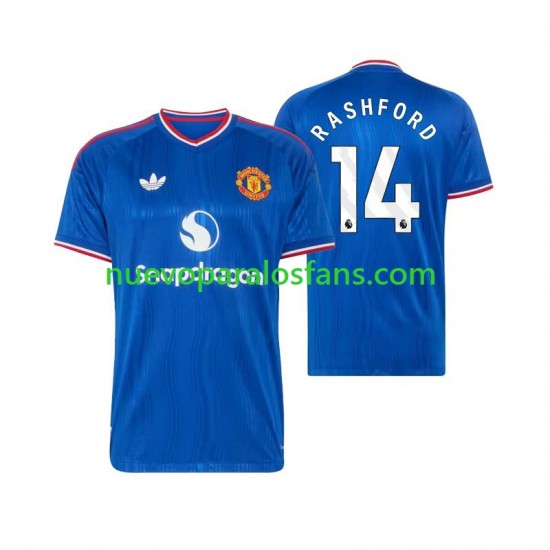 Camiseta de Fútbol Manchester United Marcus Rashford 14 Hombre Exterior 2026-2027 Manga Corta