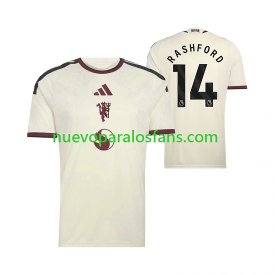 Camiseta de Fútbol Manchester United Marcus Rashford 14 Hombre Tercera 2026-2027 Manga Corta