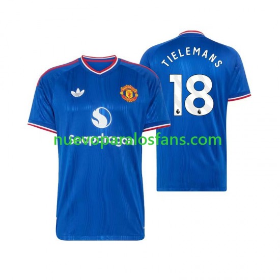 Camiseta de Fútbol Manchester United Youri Tielemans 18 Hombre Exterior 2026-2027 Manga Corta