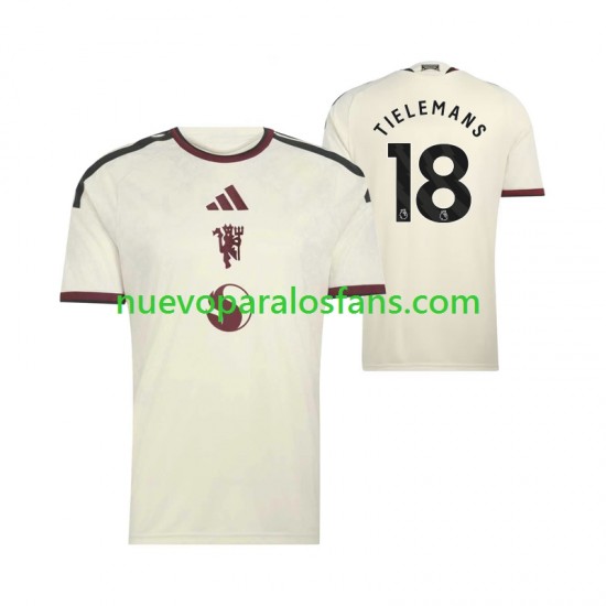 Camiseta de Fútbol Manchester United Youri Tielemans 18 Hombre Tercera 2026-2027 Manga Corta