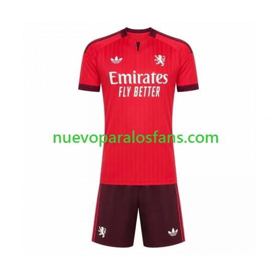 Camiseta de Fútbol Olympique de Lyon Niño Casa 2026-2027 Manga Corta
