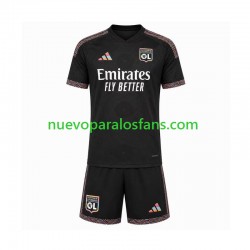 Camiseta de Fútbol Olympique de Lyon Niño Tercera 2026-2027 Manga Corta