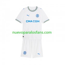 Camiseta de Fútbol Olympique de Marsella Niño Casa 2026-2027 Manga Corta