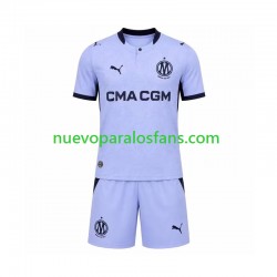 Camiseta de Fútbol Olympique de Marsella Niño Tercera 2026-2027 Manga Corta