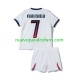 Camiseta de Fútbol Paris Saint-Germain Khvicha Kvaratskhelia 7 Niño Exterior 2026-2027 Manga Corta