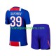 Camiseta de Fútbol Paris Saint-Germain Matvey Safonov 39 Niño Casa 2026-2027 Manga Corta