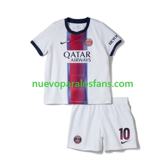 Camiseta de Fútbol Paris Saint-Germain Ousmane Dembele 10 Niño Exterior 2026-2027 Manga Corta