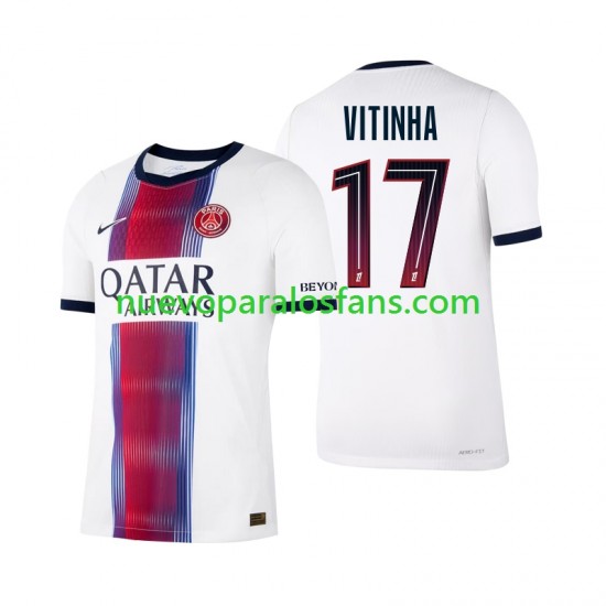 Camiseta de Fútbol Paris Saint-Germain Vitinha 17 Hombre Exterior 2026-2027 Manga Corta