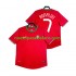 Camiseta de Fútbol Portugal Cristiano Ronaldo 7 2012 Retro Hombre Casa Manga Corta