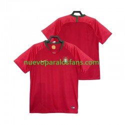 Camiseta de Fútbol Portugal 2018 Retro Hombre Casa Manga Corta