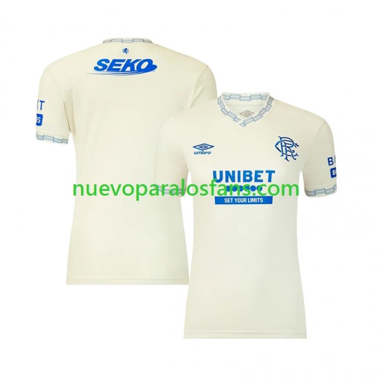 Camiseta de Fútbol Rangers Hombre Exterior 2026-2027 Manga Corta