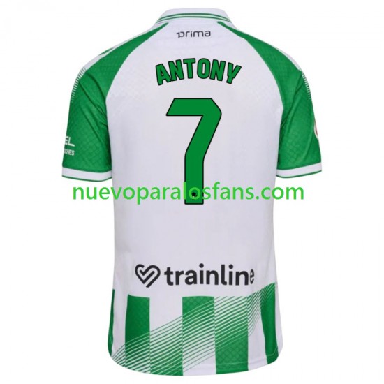 Camiseta de Fútbol Real Betis Antony 7 Hombre Casa 2026-2027 Manga Corta