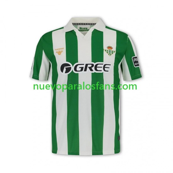 Camiseta de Fútbol Real Betis Retro Hombre Casa 2025-2026 Manga Corta
