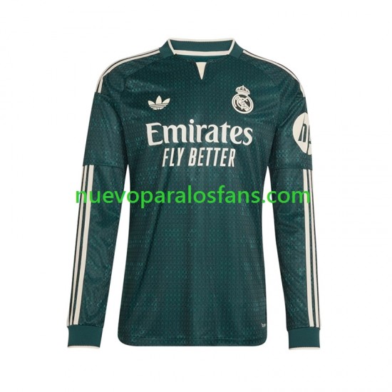 Camiseta de Fútbol Real Madrid Hombre Exterior 2026-2027 Manga Larga