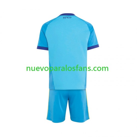 Camiseta de Fútbol Real Madrid Portero Niño Exterior 2026-2027 Manga Corta
