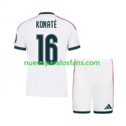 Camiseta de Fútbol Real Madrid Ibrahima Konate 16 Niño Casa 2026-2027 Manga Corta